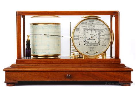 Antiques Atlas - Mahogany Barograph