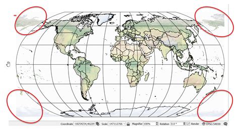 World Robinson Projection Map