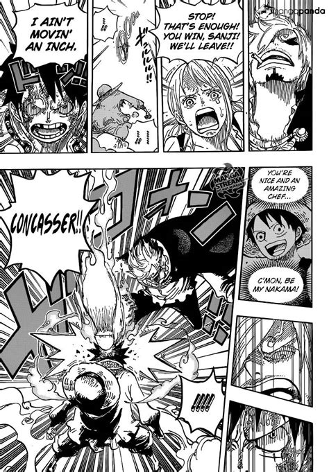 one piece, Chapter 844 : Luffy Vs. Sanji