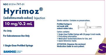 DailyMed - HYRIMOZ- adalimumab-adaz injection, solution HYRIMOZ ...