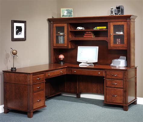 Arlington Executive L Shaped Desk from DutchCrafters