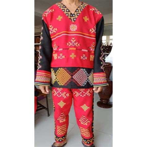 Manobo Native Embroidered Costume Attire | Shopee Philippines