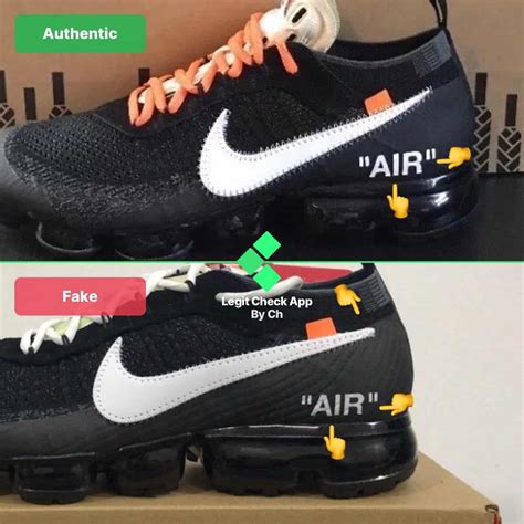 Fake Vs Real Off-White Vapormax Guide - How To Spot Fake OW Vapormax ...