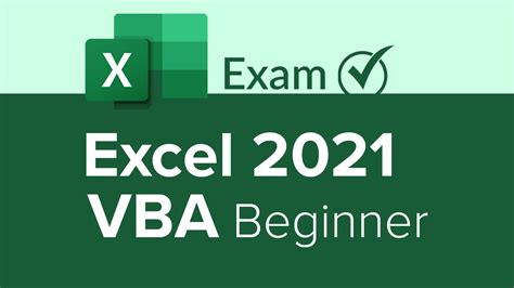 Excel VBA Beginner Exam | Learnit Anytime