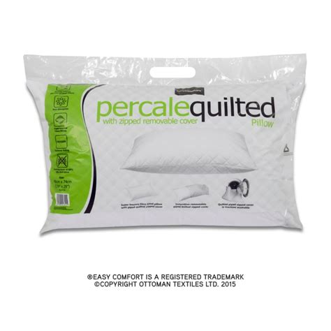 Easy Comfort Percale Quilted Pillow