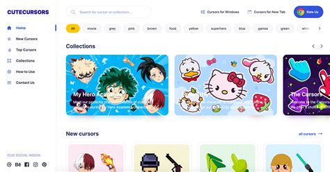 Cursors Collections — Cute Cursors
