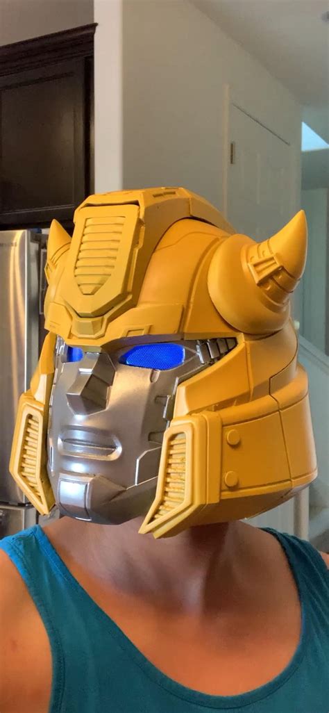 My G1 Bumblebee Helmet : r/transformers