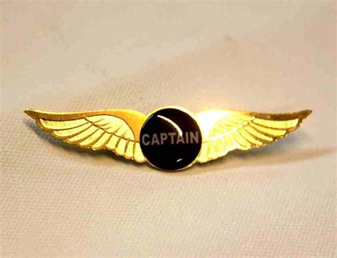 CAPTAIN Gold plated pilot uniform wings – Pilot 18.com-Fly High Fly Safe