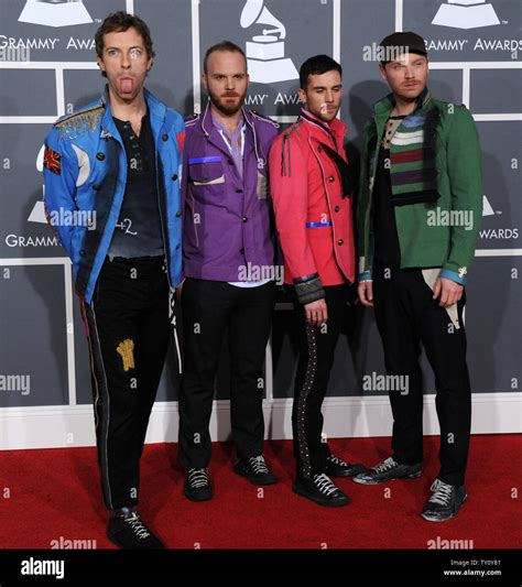 Coldplay band members arrive for the 51st annual Grammy Awards at Staples Center in Los Angeles ...