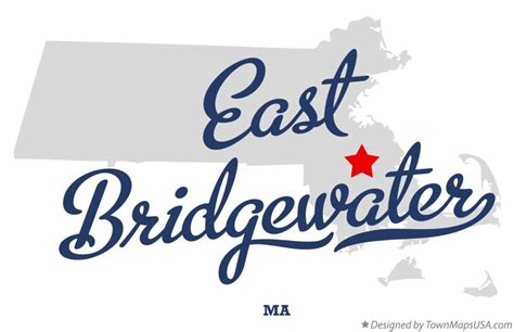 Map of East Bridgewater, MA, Massachusetts