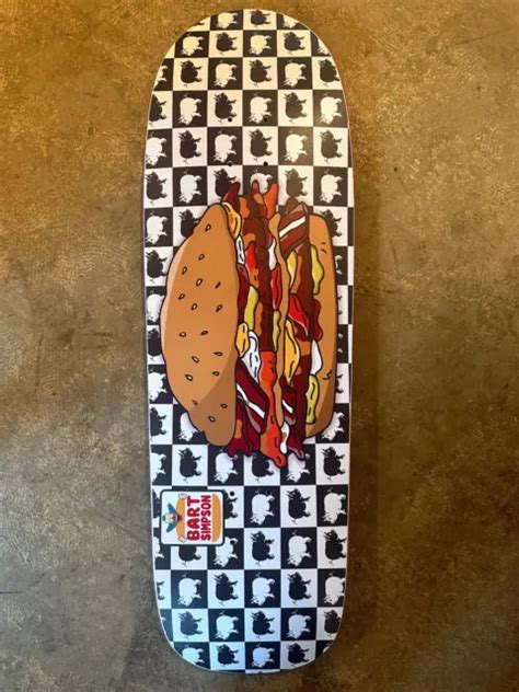 PRIME HERITAGE BART Simpson Jason Lee Krusty Burger SLICK RARE Skateboard Deck $288.00 - PicClick