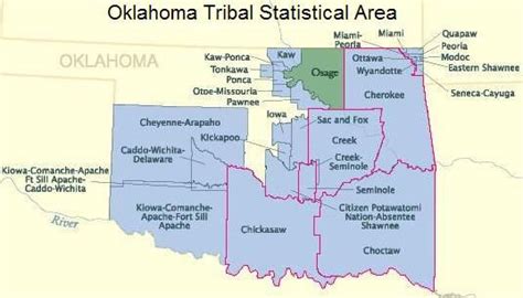 This is a map of Oklahoma's native american reservations where Taylor ...