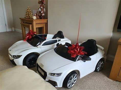 Audi TT RS Licensed Kids 12V Battery Electric Ride On Car In Black — RiiRoo