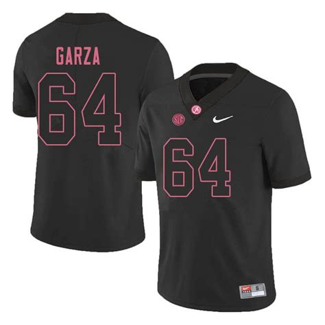 Men #64 Rowdy Garza Alabama Crimson Tide College Football Jerseys Sale-Blackout | Alabama ...