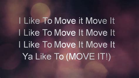 I LIKE TO MOVE IT , MOVE IT.....BY KING JULIAN ( FROM MADAGASCAR) original full song (lyrics ...