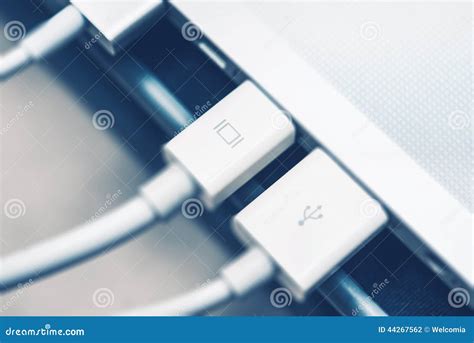 Thunderbolt Display Connection Stock Photo - Image of digital, connect ...