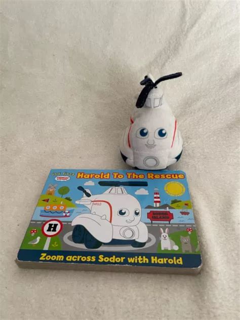 THOMAS AND FRIENDS Harold the Helicopter soft toy plush with book £11.95 - PicClick UK