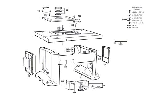 Bosch Ra1181 Benchtop Router Table Model Schematic Parts Diagram — | vlr.eng.br