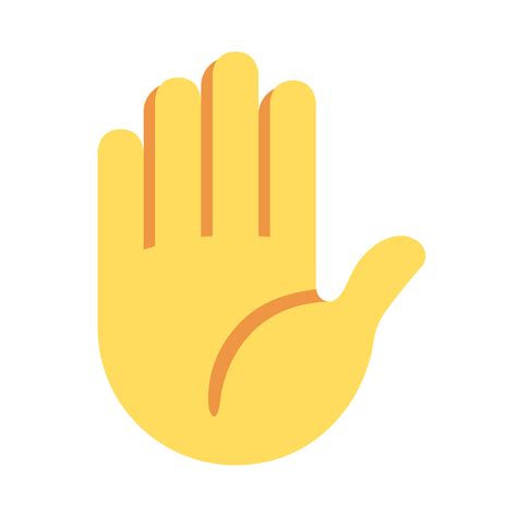 Raised Hand Emoji - What Emoji 🧐