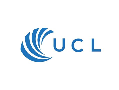 UCL letter logo design on white background. UCL creative circle letter ...