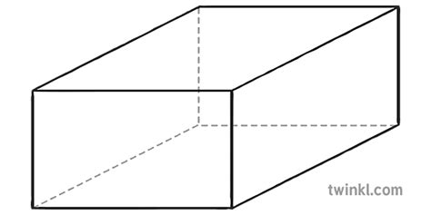 cuboid 3d шакл геометрия математика умуми ченака илм planit ks2 сиёҳ сафед rgb