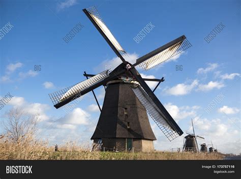 Old Dutch Windmills, Image & Photo (Free Trial) | Bigstock