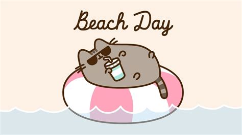 Pusheen: Beach Day - YouTube