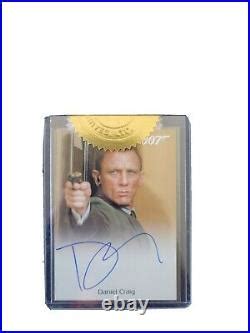 James Bond Daniel Craig Skyfall Autograph Card | Autograph Collection ...