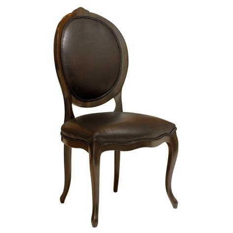 Black Round Back Dining Chair at 1stdibs