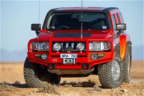 ARB 4x4 Accessories Black Hummer H3 Deluxe Bull Bar Winch Mount Bumper ...