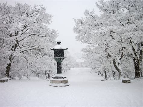 Snow Covered Temple, Winter in Kyoto Japan Stock Photo - Image of landscape, arashiyama: 84038166