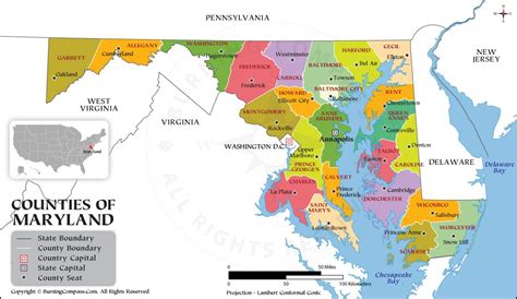 Map Of Maryland Cities And Roads GIS Geography, 43% OFF