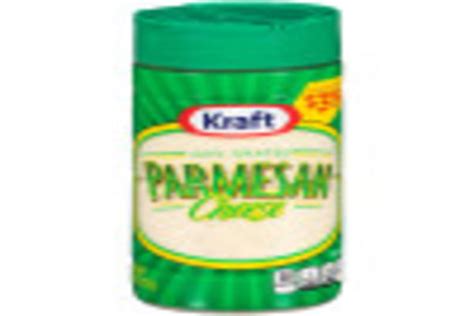 Kraft 100% Grated Parmesan Cheese 8 oz Shaker - My Food and Family