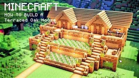 Minecraft: How To Build a Terraced Oak Survival Base 1.20.2/1.20.1/1.20 ...