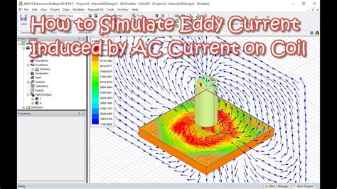 How to Simulate Eddy Current Induced by AC Current - YouTube