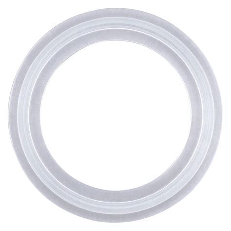 GARLOCK, Silicone, Tri-Clamp, Sanitary Gasket - 5PYC1|40RXPX-150 - Grainger