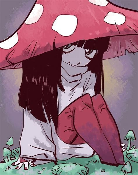 Mushroom girl | Art inspiration drawing, Mushroom drawing, Character art