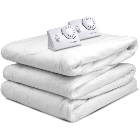 "Biddeford Heated Mattress Pad, 1 Each"-White-Queen - Walmart.com - Walmart.com