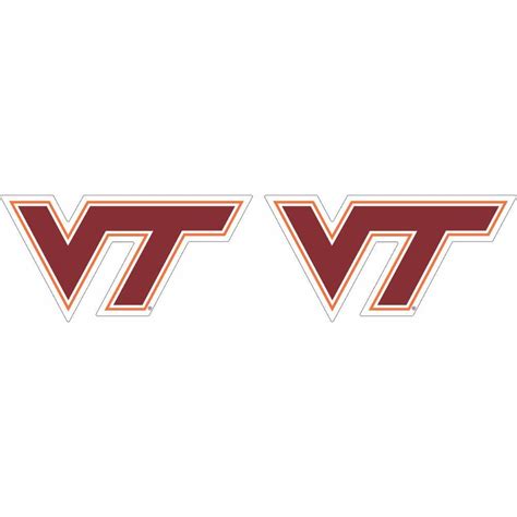 Hokies | Virginia Tech 2" 2-Pack Logo Decal | Alumni Hall