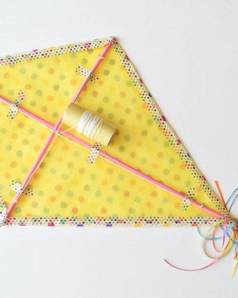 How to Make a Kite Out of Paper | Kites craft, Kite making, Tissue paper crafts