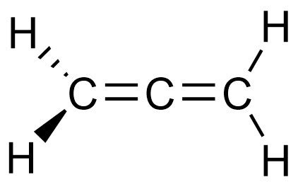 A molecule of alkene has the chemical formula C3H4. How many carbon-carbon double bonds are ...