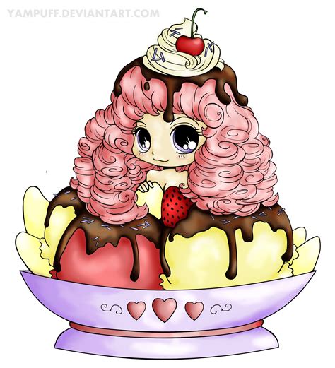 Colored Ice Cream Girl by YamPuff on deviant art. See more of YamPuffs ...