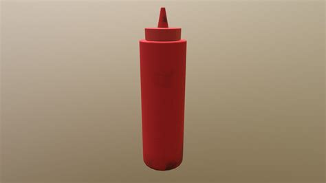 Ketchup Bottle - 3D model by jgermain [1ef9144] - Sketchfab