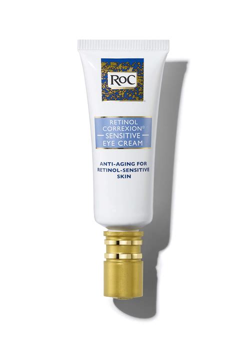 RoC Retinol Correxion Anti-Aging Eye Cream for Sensitive Skin, Anti-Wrinkle Treatment with ...