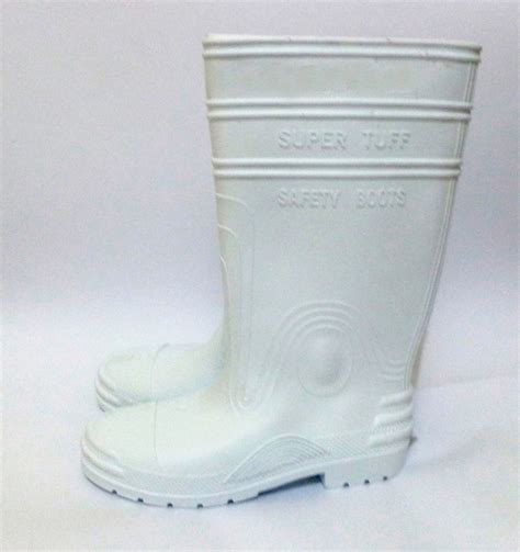 Supertuff White Rubber Boots – Wintess Commercial