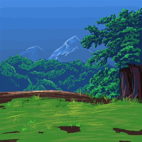 Random Pixel Landscape by chaosdragon11590 on DeviantArt