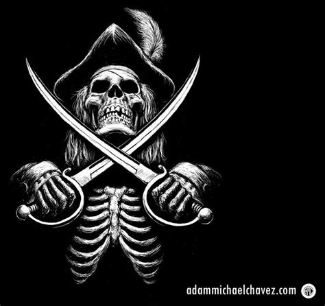 Jolly Roger | Pirate skull tattoos, Pirate tattoo, Pirate art