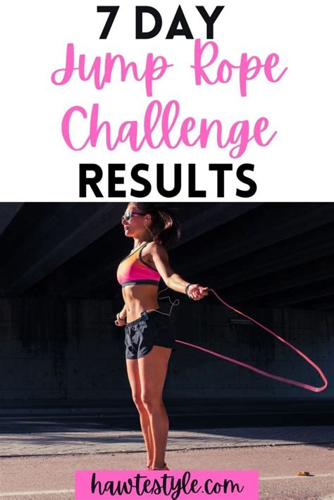 7 Day Jump Rope Challenge Results