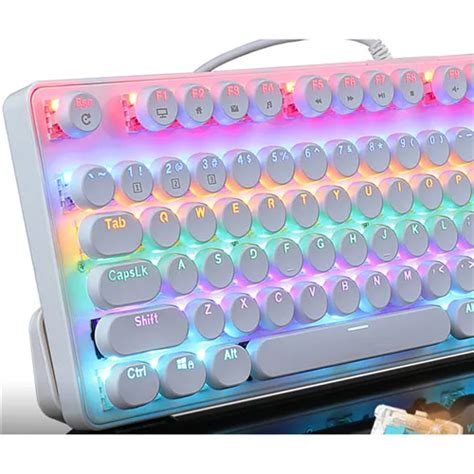 Gaming Backlit Mechanical Keyboard Letter Alphabet Glowing Illuminated ...