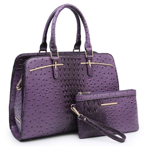 Dasein Women Satchel Handbags Shoulder Purses Totes Top Handle Bags With Matching Wallet ...